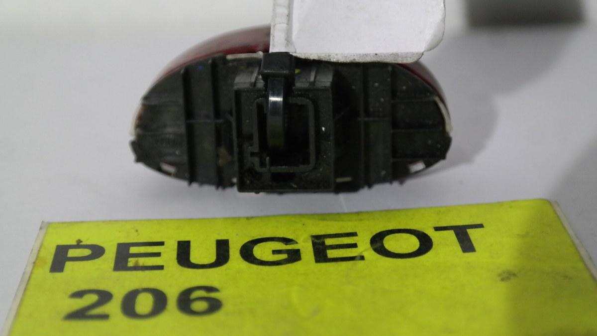6552YC INTERRUTTORE LUCI DàEMERGENZA PEUGEOT 206 E15,00<br />