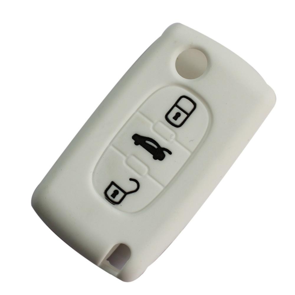COVER IN SILICONE peugeot citroen c3 c4 -307 207- 3 tasti<br />