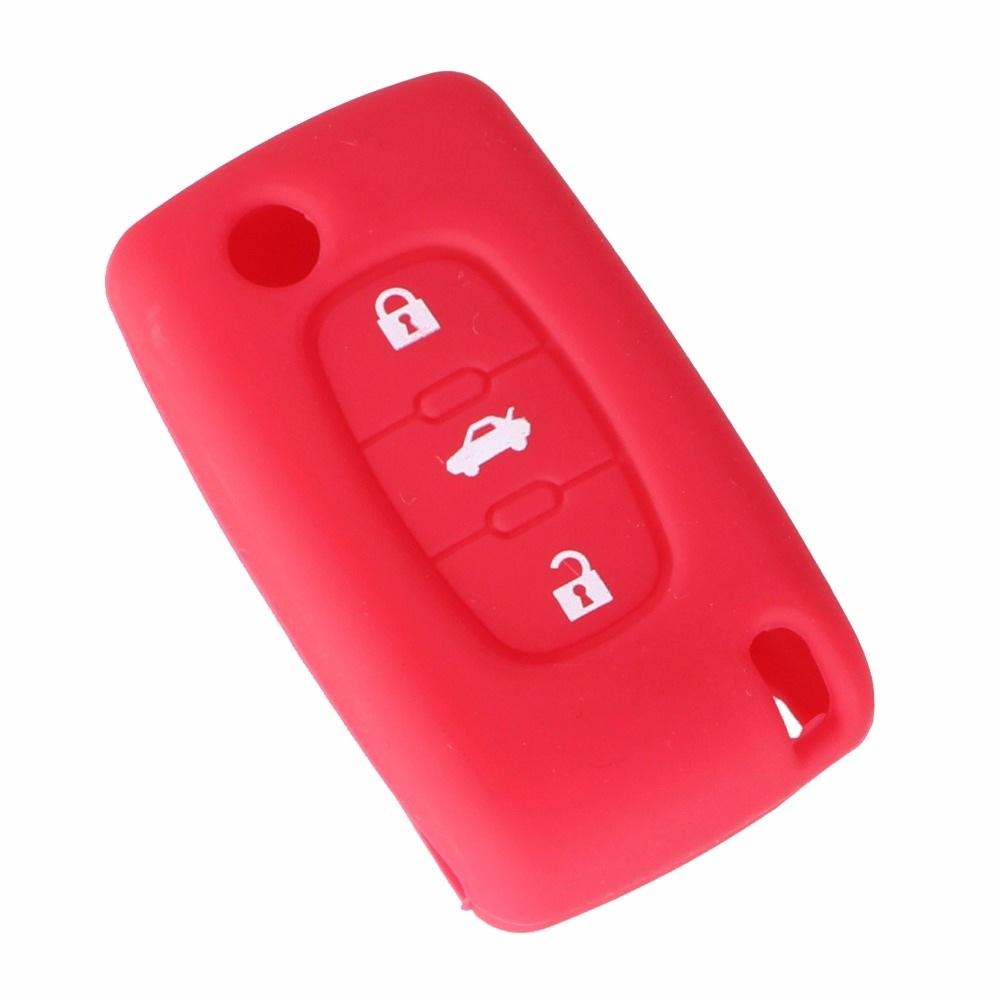 COVER IN SILICONE peugeot citroen c3 c4 -307 207- 3 tasti<br />